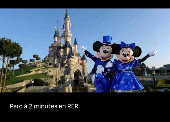 Sweet Appartement Disneyland Paris Parking 300M Station Val D'Europe شيسي المظهر الخارجي الصورة